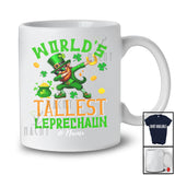 Personalized World's Tallest Leprechaun; Joyful St. Patrick's Day Custom Name Dabbing Leprechaun T-Shirt