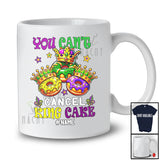 Personalized You Can't Cancel King Cake; Amazing Mardi Gras Custom Name Carnival Parades T-Shirt