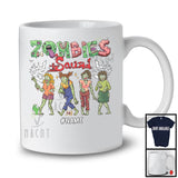 Personalized Zombies Squad, Humorous Halloween Custom Name Girl Zombies, Family Group T-Shirt