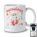 Photographer Got Me Pregnant; Cheerful Christmas Pregnancy Announcement Santa; Jobs Family T-Shirt