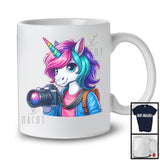 Photographer Unicorn; Cute Magical Unicorn Photographer Worker; Proud Careers Jobs Group T-Shirt