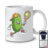 Pickle Playing Tennis, Adorable Pickle Tennis Player Team, Matching Sport Lover T-Shirt