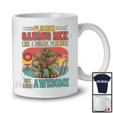 Plumber Saurus Rex But More Awesome; Proud T-Rex Dinosaur Vintage Retro; Jobs Careers T-Shirt