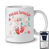 Police Officer Got Me Pregnant; Cheerful Christmas Pregnancy Announcement Santa; Jobs Family T-Shirt