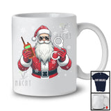 Police Officer Santa, Awesome Christmas Santa Sunglasses, Snowing Matching Careers Group T-Shirt