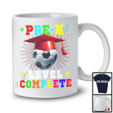 Pre-K Level Complete, Joyful Last Day Of School Soccer Player Playing, Students Group T-Shirt