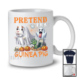 Pretend I'm A Guinea Pig; Sarcastic Halloween Zombie Boo Ghost Guinea Pig Lover; Family Group T-Shirt