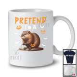 Pretend I'm A Muskrat; Awesome Halloween Costume Muskrat Animal Lover; Family Group T-Shirt