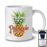 Pretend I'm A Pineapple, Sarcastic Halloween Costume Fruits Vegan Lover, Family Group T-Shirt