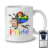 Pride, Colorful LGBTQ Pride Lovely Ladybug LGBT Gay Rainbow Flag, Matching Ladybug Lover T-Shirt