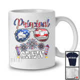 Principal Crew, Wonderful 4th Of July American Flag Sunglasses, Patriotic Careers Proud T-Shirt