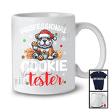 Professional Cookie Tester; Wonderful Christmas Santa Bulldog; Cookie Baker Baking Lover T-Shirt