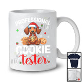 Professional Cookie Tester; Wonderful Christmas Santa Dachshund; Cookie Baker Baking Lover T-Shirt