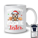 Professional Cookie Tester; Wonderful Christmas Santa Pit Bull; Cookie Baker Baking Lover T-Shirt