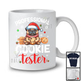 Professional Cookie Tester; Wonderful Christmas Santa Pug; Cookie Baker Baking Lover T-Shirt