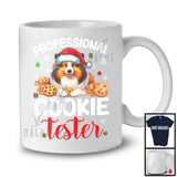 Professional Cookie Tester; Wonderful Christmas Santa Shetland Sheepdog; Cookie Baker Baking Lover T-Shirt