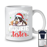 Professional Cookie Tester; Wonderful Christmas Santa St. Bernard; Cookie Baker Baking Lover T-Shirt