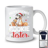 Professional Cookie Tester; Wonderful Christmas Santa Whippet; Cookie Baker Baking Lover T-Shirt