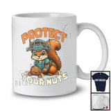 Protect Your Nuts; Adorable Squirrel Baseball Catcher Sport Player Lover; Family Group T-Shirt