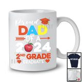 Proud Dad Of A 2024 2nd Grade Graduate, Wonderful Father's Day Graduation, Family Group T-Shirt