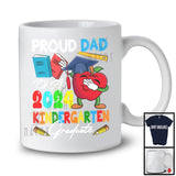 Proud Dad Of A 2024 Kindergarten Graduate, Joyful Graduation Dabbing Apple, Father's Day Family T-Shirt