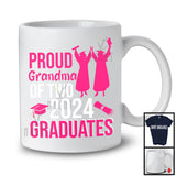 Proud Grandma Of Two 2024 Graduates, Proud Mother's Day Twins, Proud Graduate Graduation T-Shirt