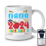 Proud Nana Of Two 2024 Kindergarten Graduates, Lovely Mother's Day Graduation Proud, Family T-Shirt