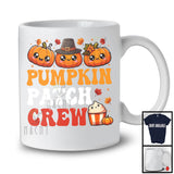 Pumpkin Patch Crew; Lovely Thanksgiving Fall Autumn Pumpkins; Matching Farmer Family Group T-Shirt