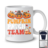 Pumpkin Patch Team; Lovely Thanksgiving Fall Autumn Pumpkins; Matching Farmer Family Group T-Shirt