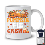 Pumpkin Pie Crew; Lovely Thanksgiving Fall Autumn Pumpkins; Matching Farmer Family Group T-Shirt