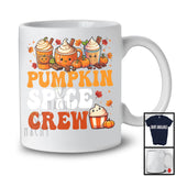 Pumpkin Spice Crew; Lovely Thanksgiving Fall Autumn Pumpkins; Matching Farmer Family Group T-Shirt