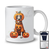 Pumpkin Whippet; Adorable Halloween Costume Pumpkin; Dog Owner Family T-Shirt