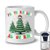 Put Your Balls All Over Me; Humorous Christmas Trees Santa; Adult Groovy Family Group T-Shirt