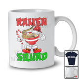 Ramen Squad; Amazing Christmas Santa Ramen Japan Food; X-mas Family Group Snowing T-Shirt