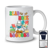 Read More Booooks; Horror Halloween Costume Boo Ghost Reading Books; Teacher Group T-Shirt