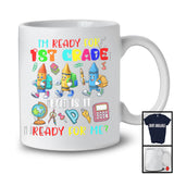 Ready For 1st Grade But Is It Ready For Me, Humorous Back To School Crayons, Student Squad T-Shirt