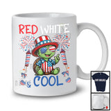 Red White And Cool, Wonderful 4th Of July Turtle Sunglasses American, Patriotic Animal T-Shirt