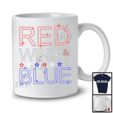 Red Wine Blue, Humorous 4th Of July American Flag Wine, Drinking Drunker Patriotic Group T-Shirt