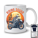 Riding Squad, Scary Halloween Costume Skeleton Pumpkins, Outdoor Activities Group T-Shirt