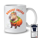 Rodent Squad; Lovely Halloween Costume Capybara Pumpkin Cosplay; Rodent Animal Lover T-Shirt