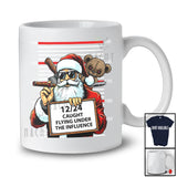 Santa Convicted; Humorous Christmas Date 24 December Santa Smoking; Smoker Family T-Shirt