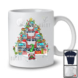 Santa Elf Truck Christmas Tree; Joyful X-mas Truck Driver Snowing Gnome; Family Group T-Shirt