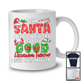 Santa I Really Did Try To Be A Good Assistant Teacher; Wonderful Christmas Santa Elf; Family Jobs Proud T-Shirt