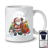 Santa Playing Cello; Awesome Christmas Tree Santa Lover; Musical Instruments Player T-Shirt