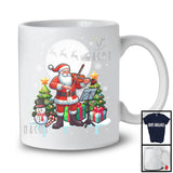 Santa Playing Violin; Awesome Christmas Tree Santa Lover; Musical Instruments Player T-Shirt