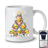 Santa Reindeer Softball Christmas Tree, Amazing X-mas Lights Snow, Sport Player Team T-Shirt