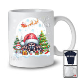 Santa Tarantula With X-mas Tree Snowman, Adorable Christmas Santa Wild Animal, Family Group T-Shirt
