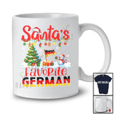 Santa's Favorite German; Joyful Christmas Tree Snowman; Pajama German Family Group T-Shirt