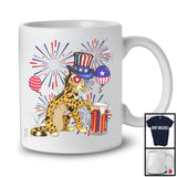 Savannah Cat Drinking Beer, Awesome 4th Of July Fireworks Kitten, Drunker Patriotic Group T-Shirt