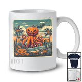 Scary Pumpkin Octopus; Creepy Halloween Costume Sea Animal Lover; Family Group T-Shirt